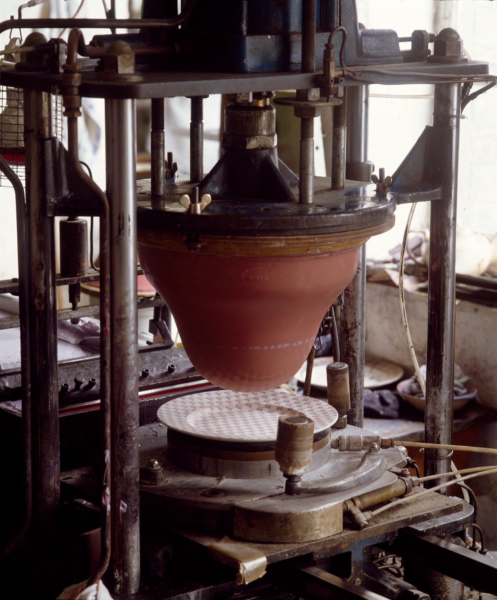 Image may contain Architecture Building Factory Cookware and Pot