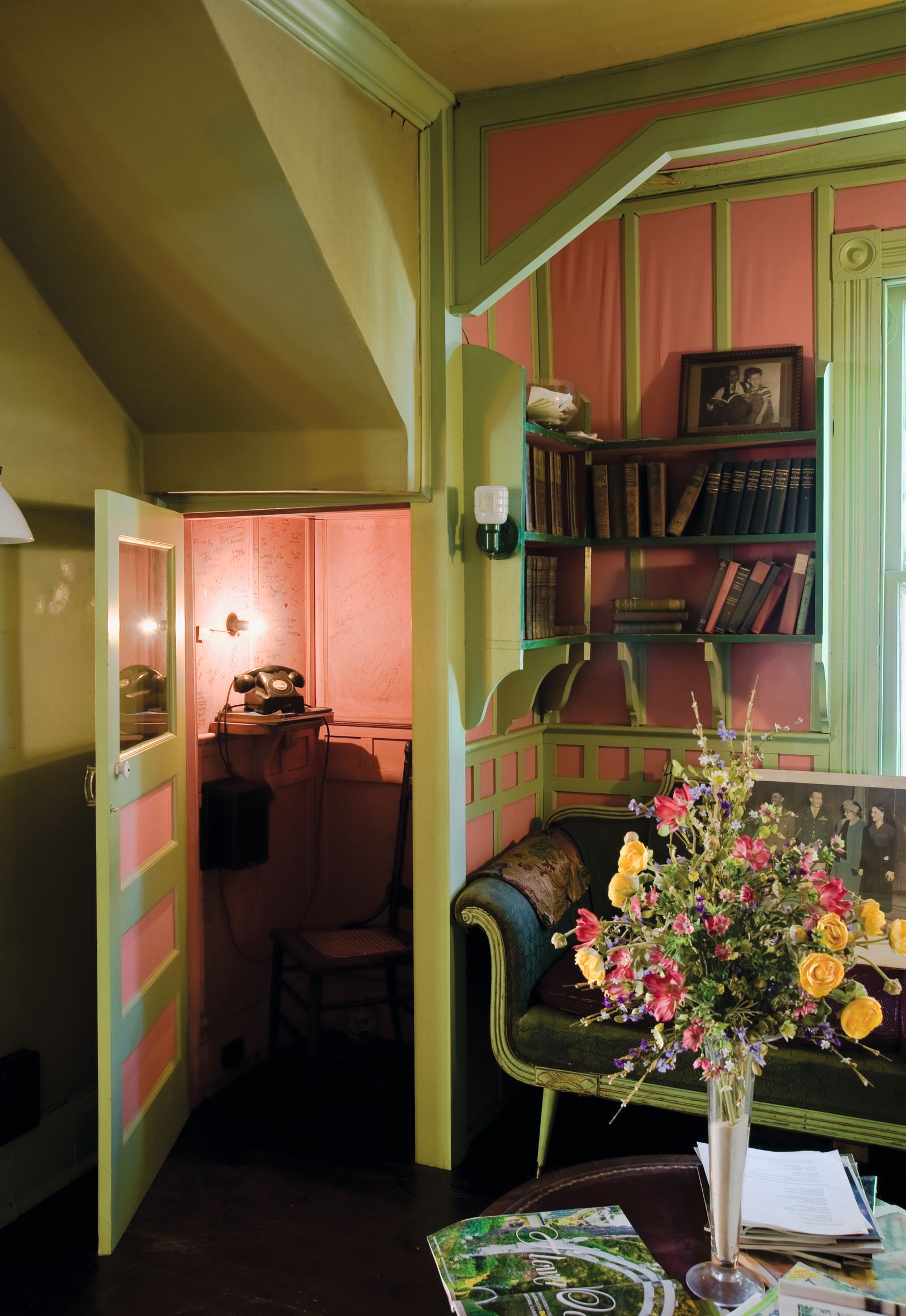 Image may contain Flower Flower Arrangement Plant Flower Bouquet Architecture Building Furniture and Indoors