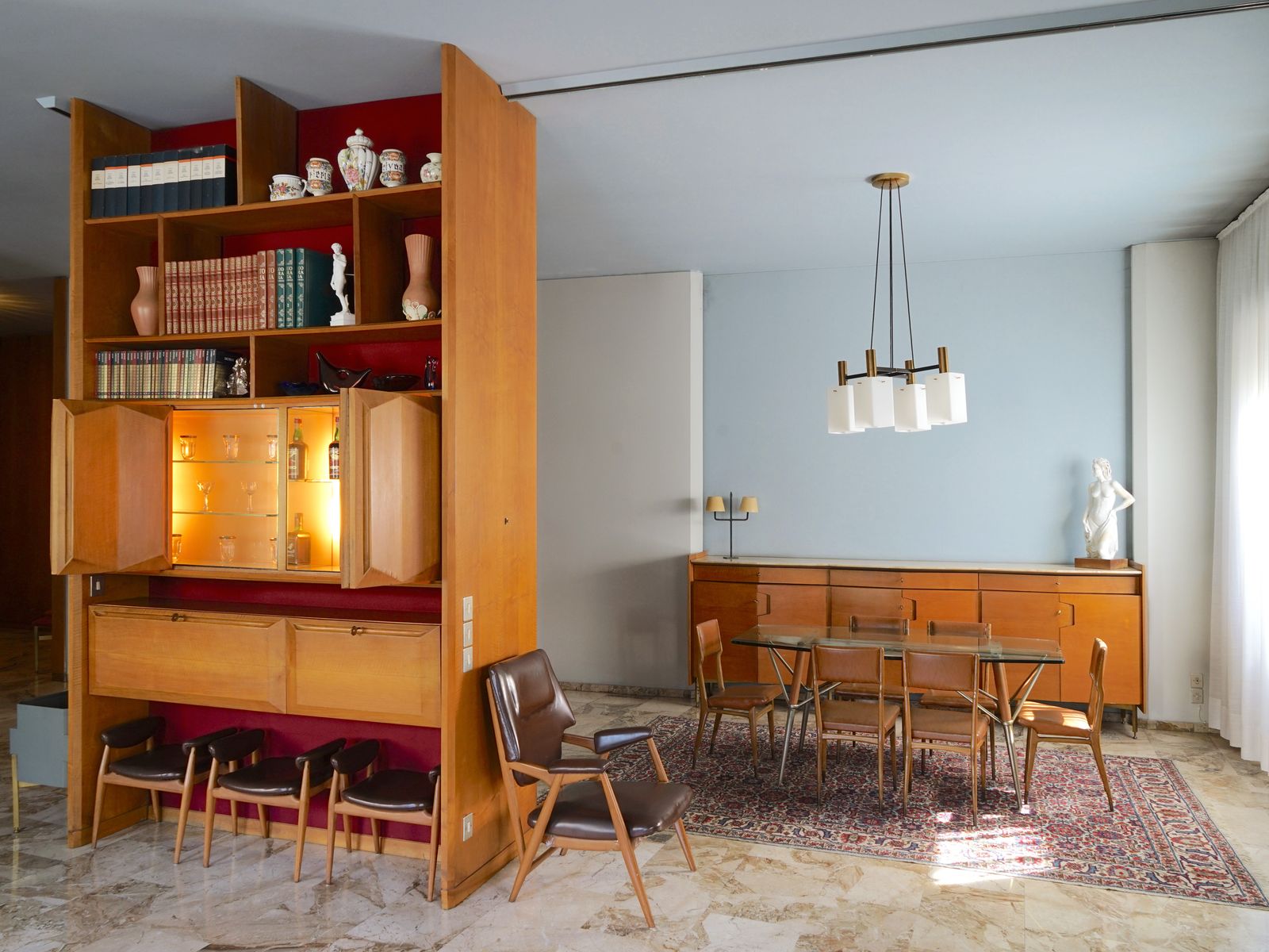 Time almost forgot this 1950s Milanese apartment