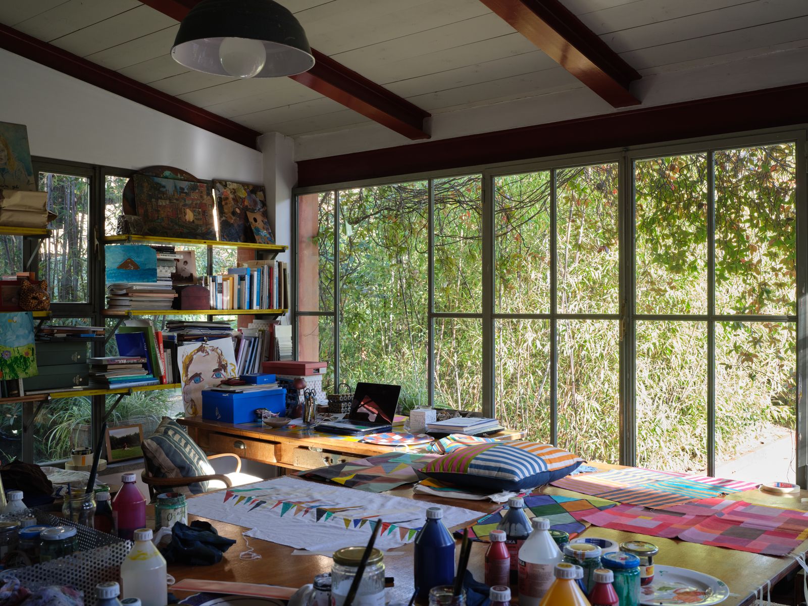 Rome freely: textile artist Zazie Gnecchi Ruscone’s gloriously sequestered studio in Trastevere